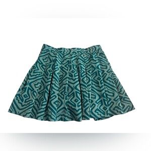 Vintage Le Coq Sportif Geometric Print Tennis Golf Skirt Sz 6